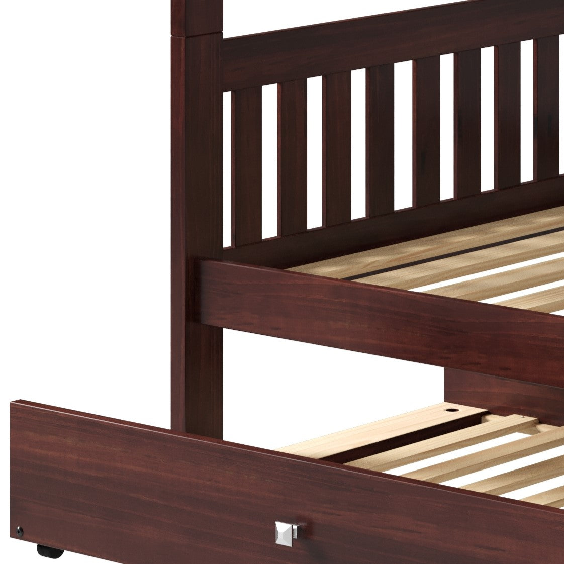 Austin Mission Full over Full Bunkbed with Twin Trundle Bed