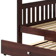 Austin Mission Full over Full Bunkbed with Twin Trundle Bed