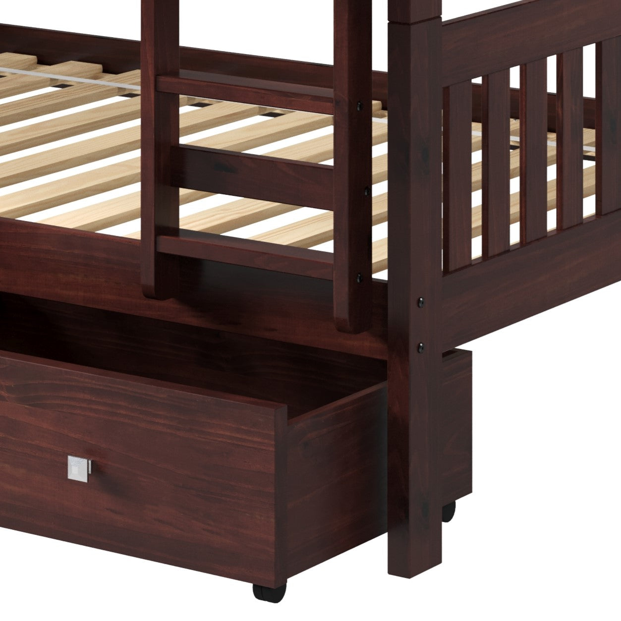 Austin Mission Full over Full Bunkbed with Dual Underbed Drawers