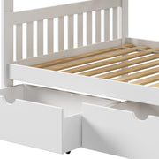 Austin Mission Full over Full Bunkbed with Dual Underbed Drawers
