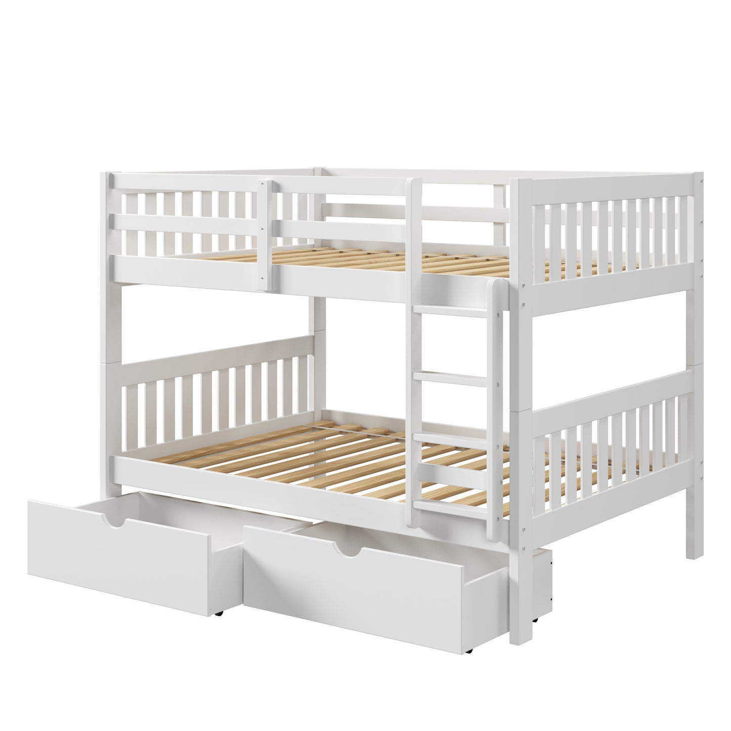 Austin Mission Full over Full Bunkbed with Dual Underbed Drawers