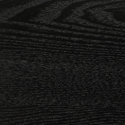 Juego de comedor Louise con hojas extensibles rectangulares, color negro