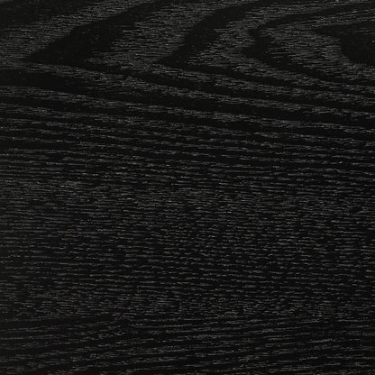 Juego de comedor Louise con hojas extensibles rectangulares, color negro