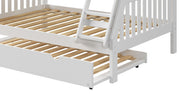 Austin Mission Twin over Full Bunkbed with Twin Trundle Bed