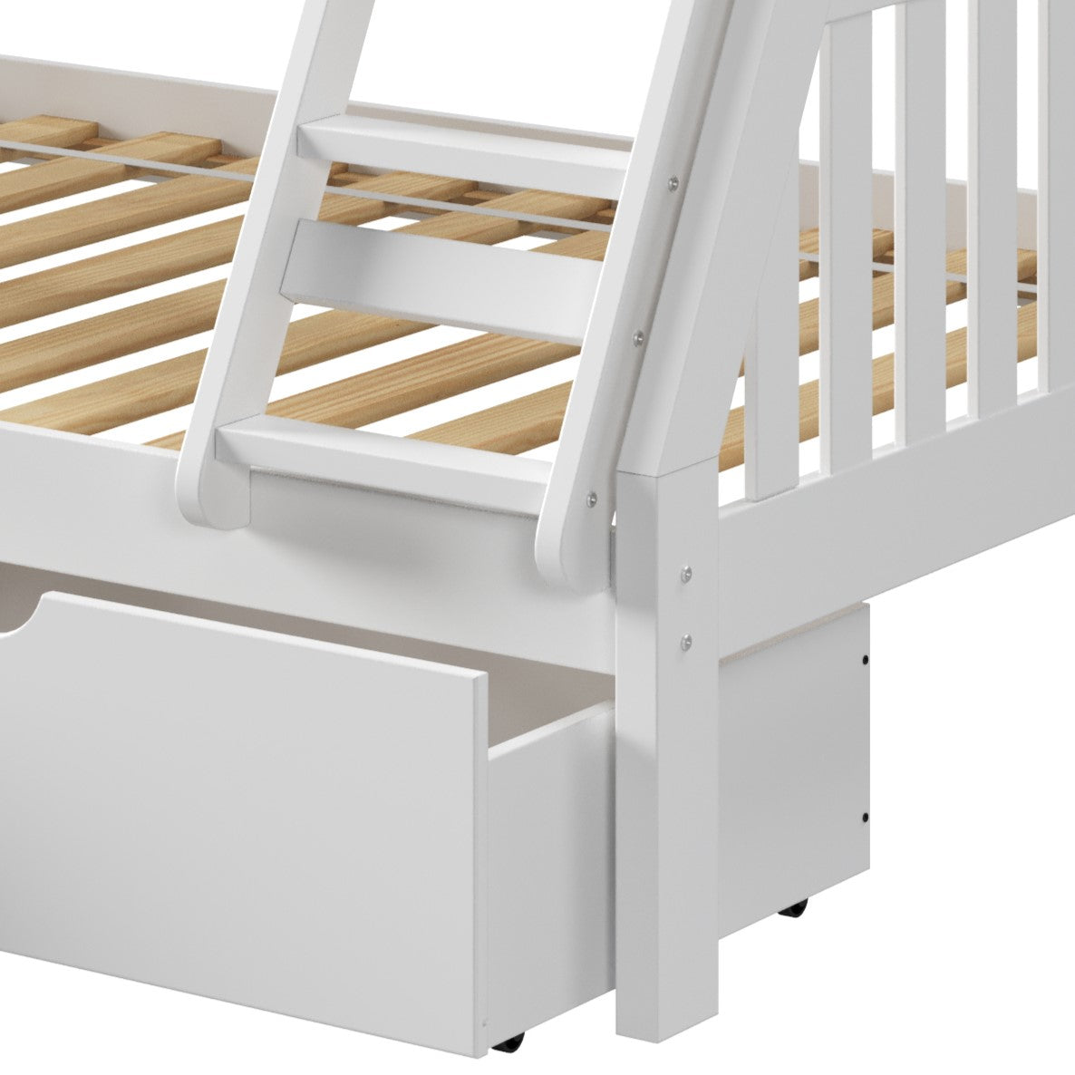 Austin Mission Twin over Full Bunkbed with Dual Underbed Drawers