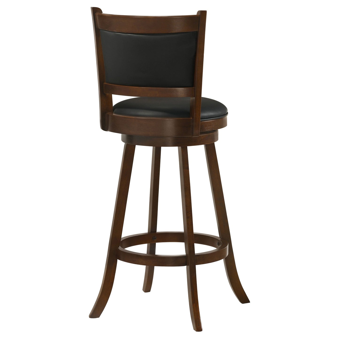 Silla de bar giratoria tapizada Broxton color castaño (juego de 2)