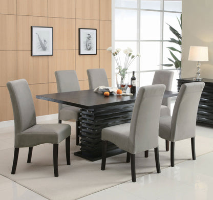 Juego de mesa de comedor rectangular Stanton gris