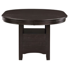 Mesa de comedor extensible Lavon ovalada de 60 pulgadas, color espresso
