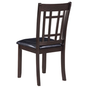 Silla de comedor auxiliar de madera Lavon color espresso (juego de 2)