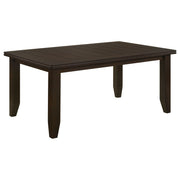 Conjunto de mesa de comedor rectangular Dalila Cappuccino