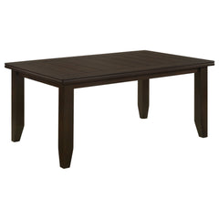 Conjunto de mesa de comedor rectangular Dalila Cappuccino