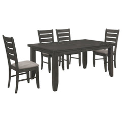 Conjunto de mesa de comedor rectangular Dalila Cappuccino