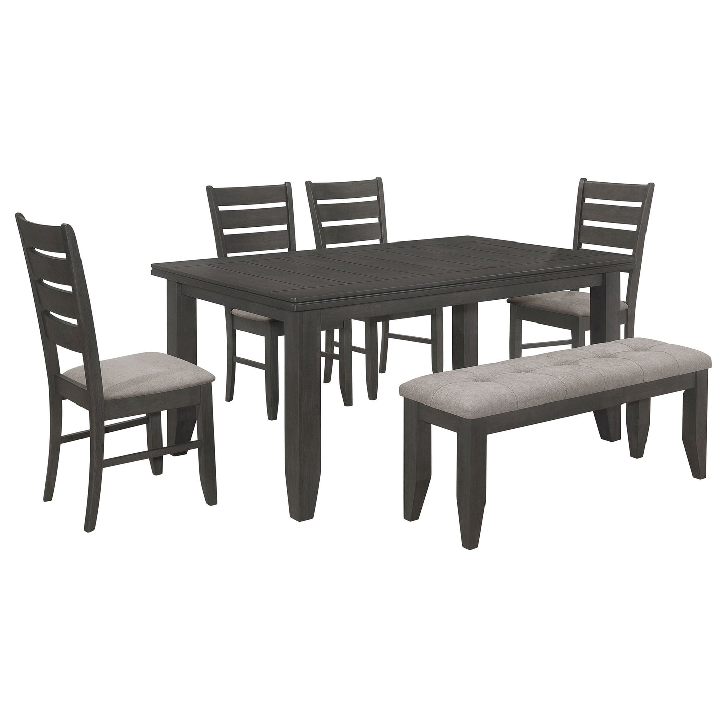 Dalila Rectangular Dining Table Set Cappuccino