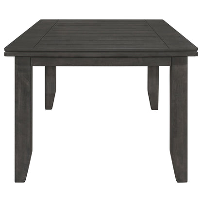 Mesa de comedor rectangular de madera Dalila de 66 pulgadas color capuchino