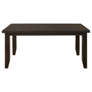 Dalila Rectangular 66-inch Wood Dining Table Cappuccino