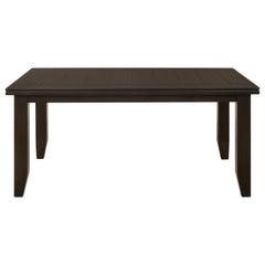 Dalila Rectangular 66-inch Wood Dining Table Cappuccino