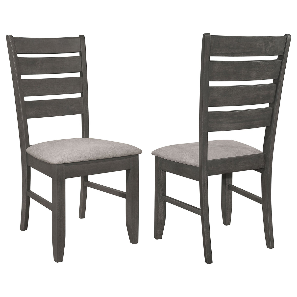 Silla de comedor de madera Dalila color capuchino (juego de 2)