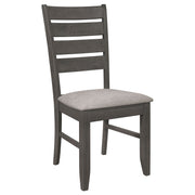 Silla de comedor de madera Dalila color capuchino (juego de 2)