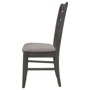 Silla de comedor de madera Dalila color capuchino (juego de 2)