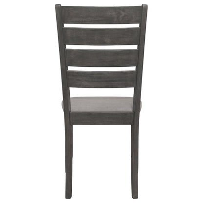 Dalila Wood Dining Side Chair Cappuccino (Set of 2)