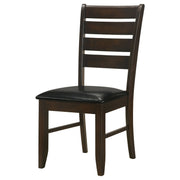 Silla de comedor de madera Dalila color capuchino (juego de 2)
