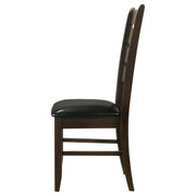 Silla de comedor de madera Dalila color capuchino (juego de 2)