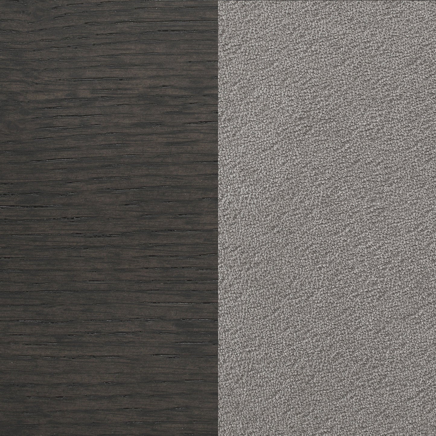 Banco de comedor Dalila de madera tapizado en tela gris oscuro