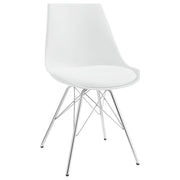 Silla de comedor Juniper de polipropileno negra (juego de 2)