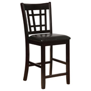 Lavon Oval Counter Height Dining Set Espresso