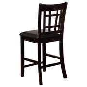 Lavon Oval Counter Height Dining Set Espresso