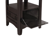 Mesa de comedor extensible ovalada Lavon de 60 pulgadas en color castaño