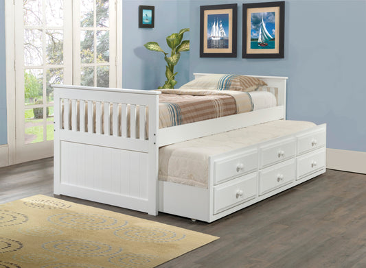 Twin Mission Captains Trundle Bed