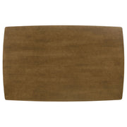 Juego de mesa de comedor rectangular Kersey color castaño