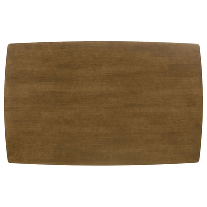 Juego de mesa de comedor rectangular Kersey color castaño