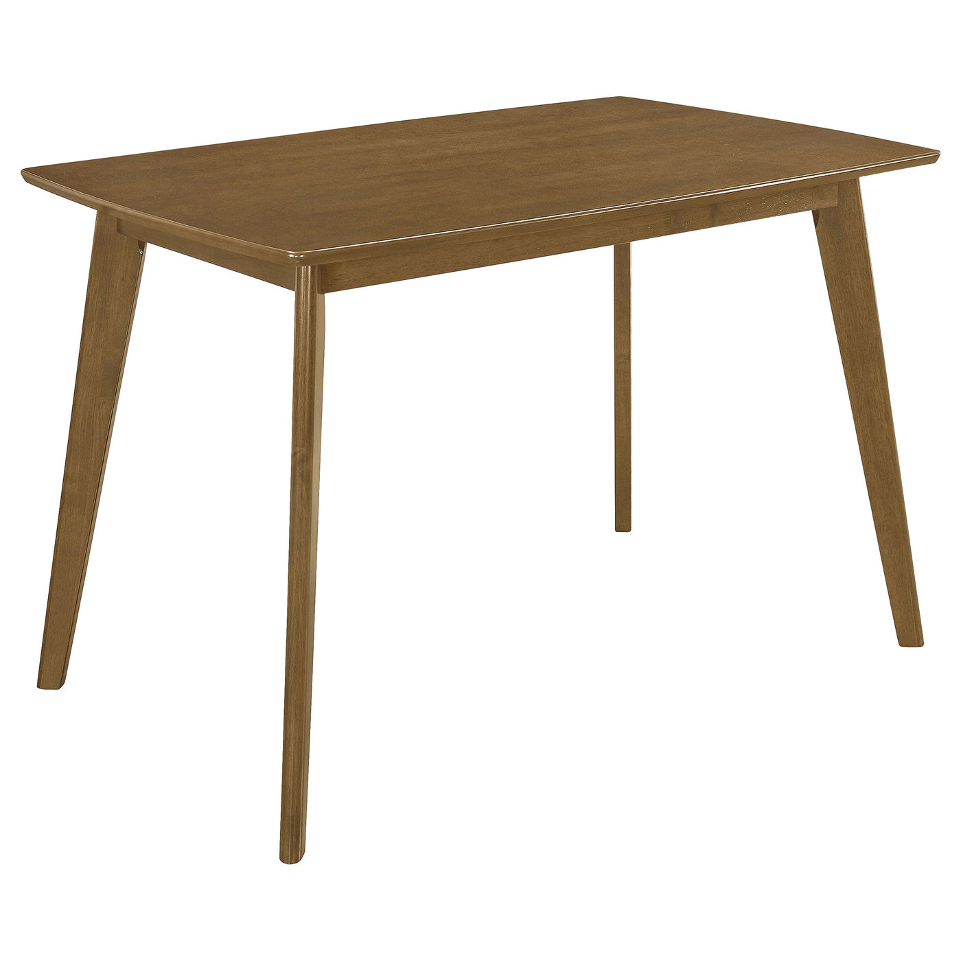 Mesa de comedor rectangular de madera Kersey de 47 pulgadas en color castaño