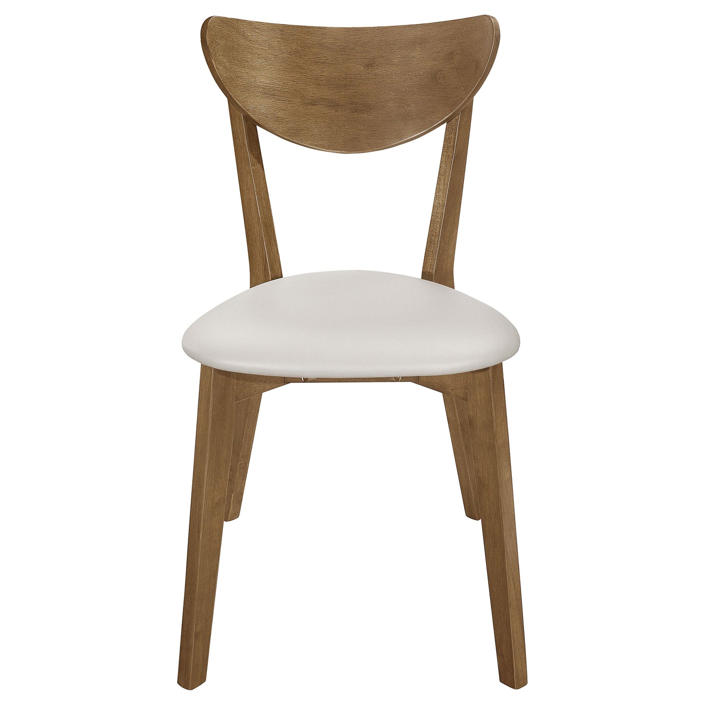 Silla de comedor auxiliar de madera Kersey color castaño (juego de 2)