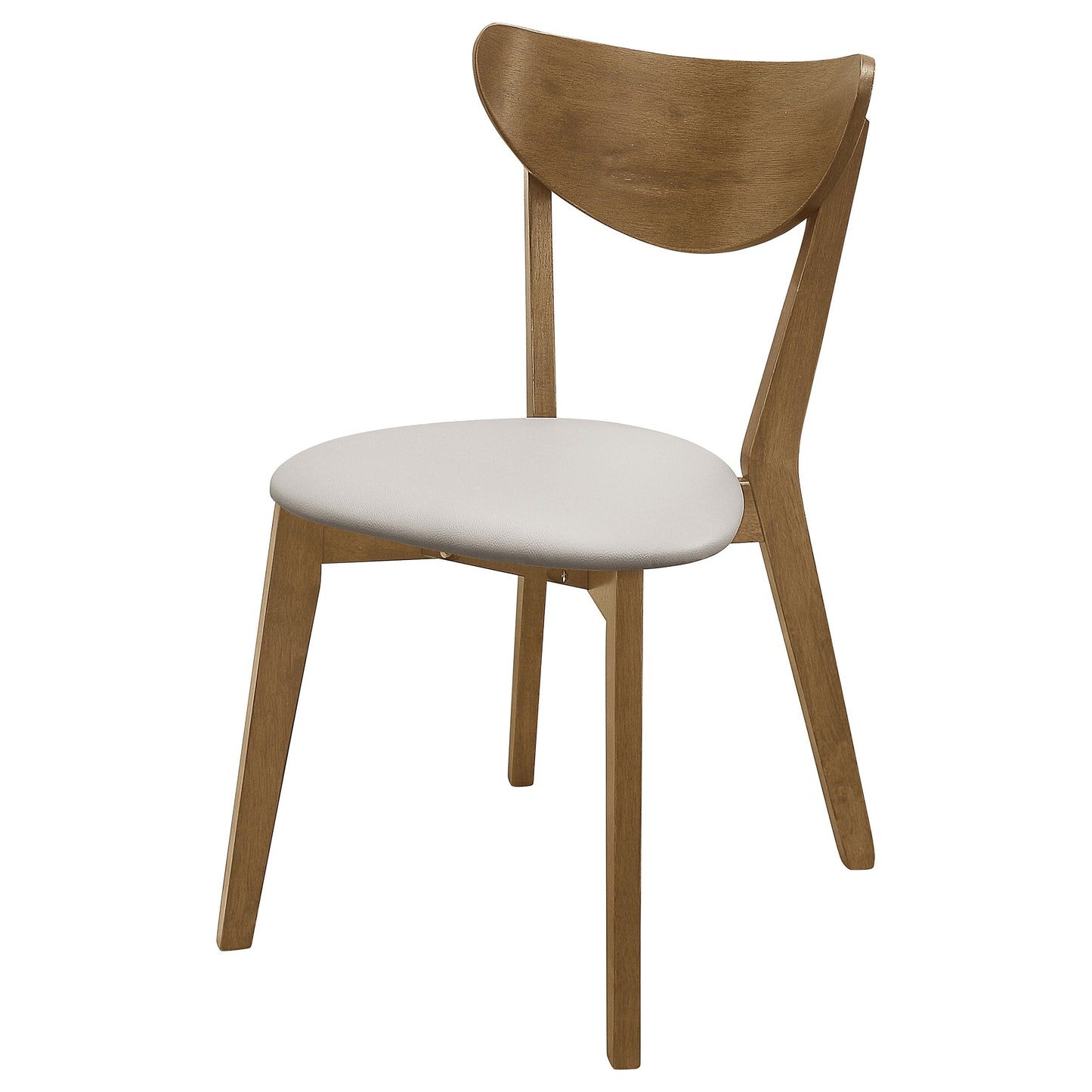 Silla de comedor auxiliar de madera Kersey color castaño (juego de 2)