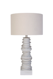 Sculpted Drift Resin Table Lamp (Case Pack 2)