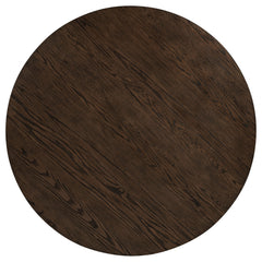 Ridgewell Round Pedestal Dining Table Dark Oak