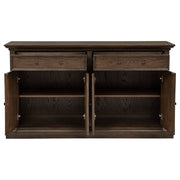 Ridgewell 2-drawer 4-door Dining Server Dark Oak