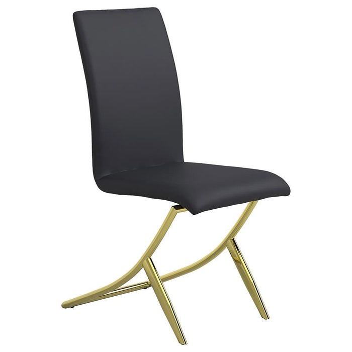 Carmelia Upholstered Side Chairs Black