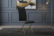 Carmelia Side Chair in Black