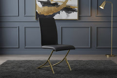 Carmelia Side Chair in Black