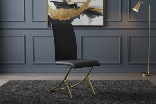 Carmelia Side Chair in Black