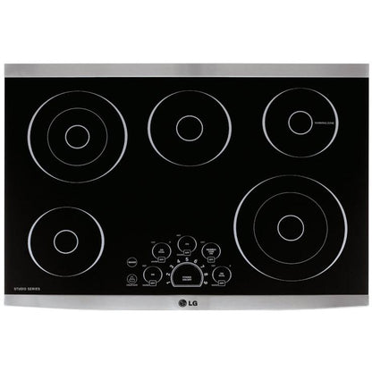  LG STUDIO Studio 30-inch Built-In Electric Cooktop with SmoothTouch™ Controls LSCE305ST IMAGE 1