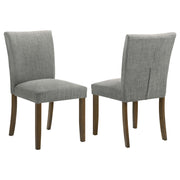 Silla de comedor tapizada Cantley beige (juego de 2)