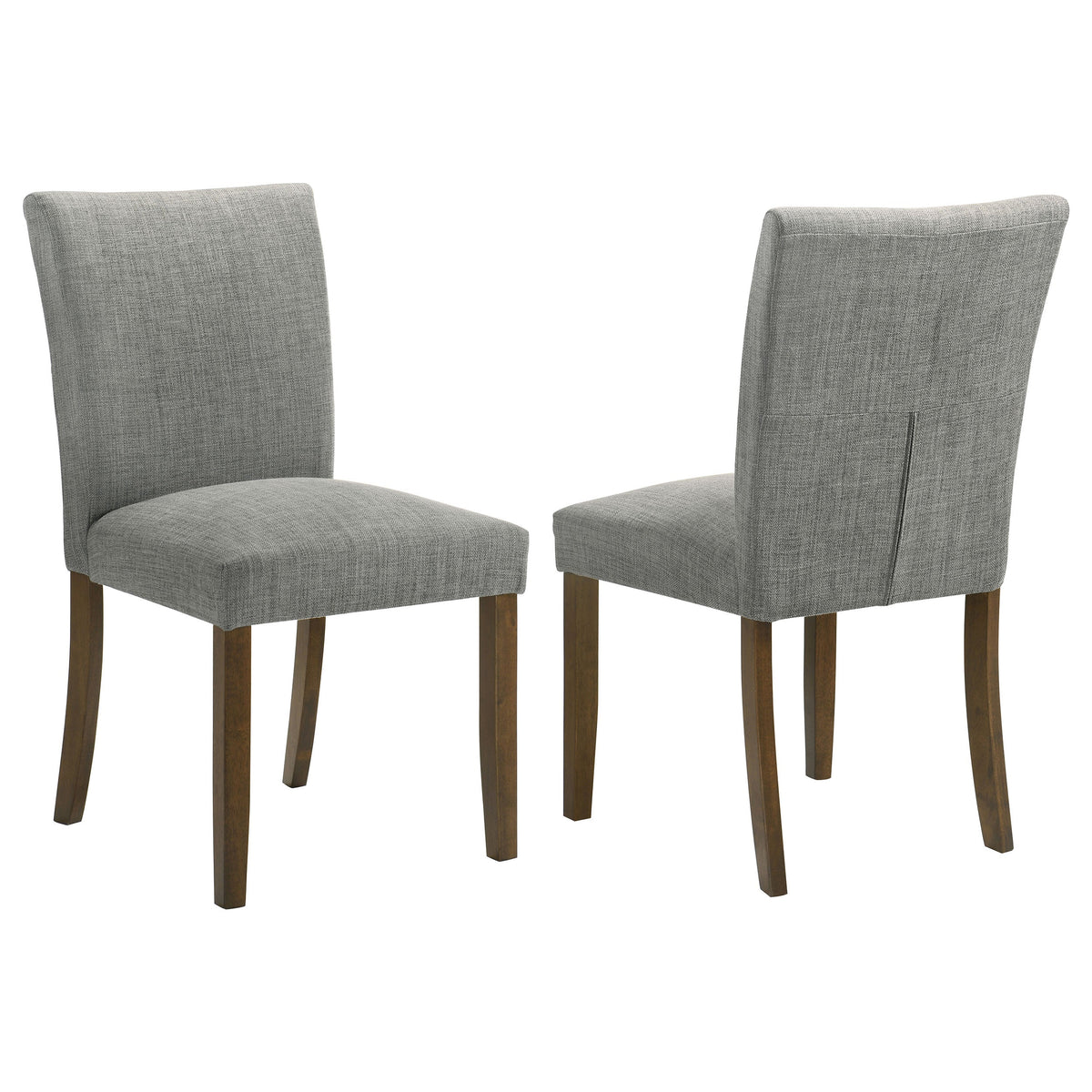Silla de comedor tapizada Cantley beige (juego de 2)