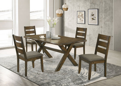 Alston Rectangular Dining Table Set Knotty Nutmeg