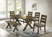 Juego de mesa de comedor rectangular Alston Knotty Nutmeg