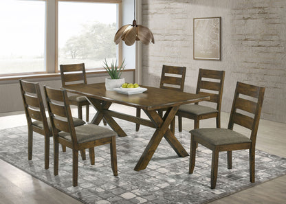 Alston Rectangular Dining Table Set Knotty Nutmeg